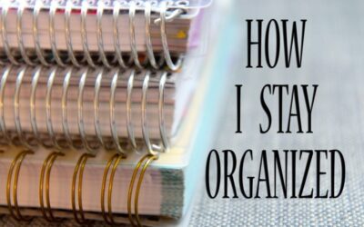 How I Stay Organized