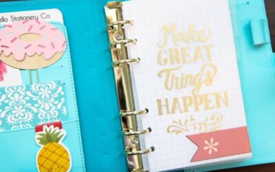 How I Organize My Personal Planner