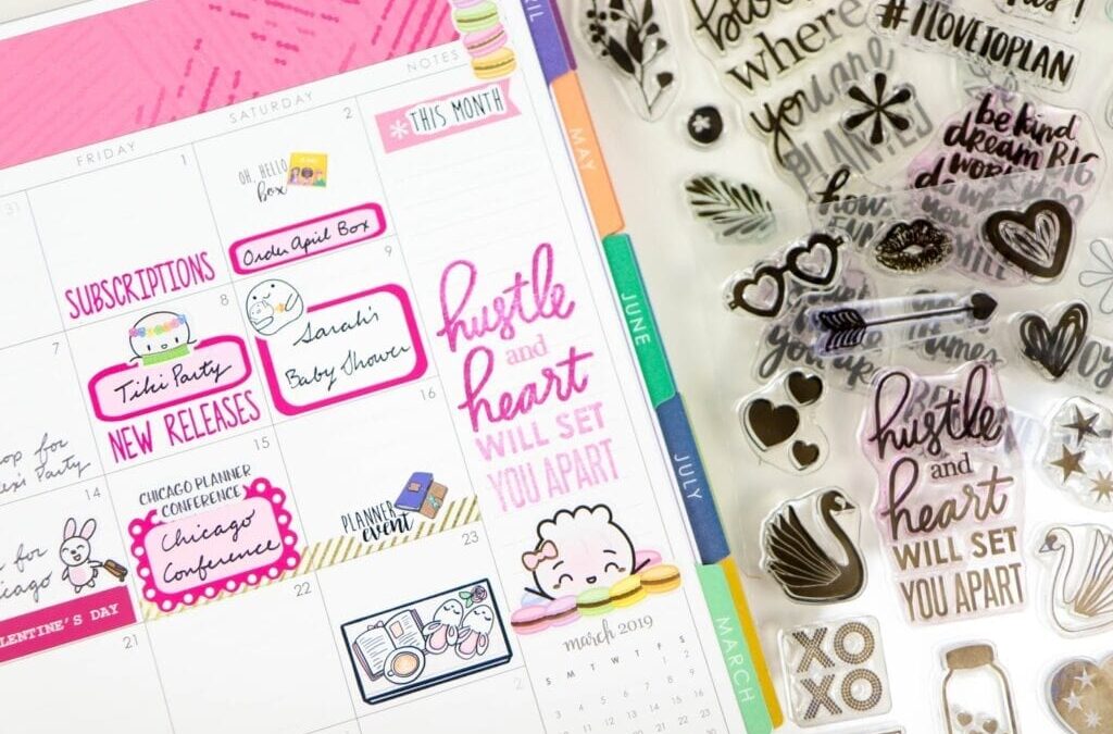 My Tips for Getting into Planner Stamping