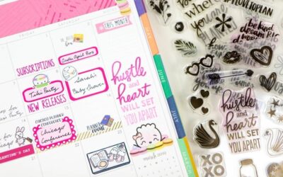 My Tips for Getting into Planner Stamping